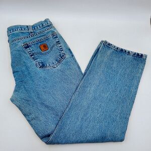 Carhartt Jeans Mens Size 38 x 32 Traditional Fit Casual Workwear Denim Cotton